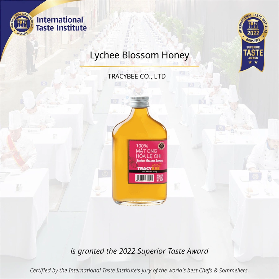 chứng nhận giải thưởng mật ong hoa lệ chi